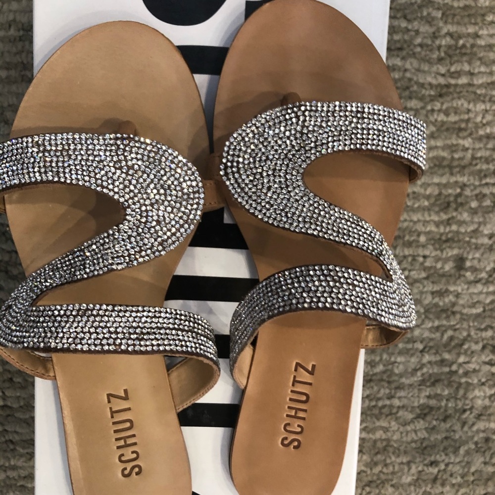 Schutz Noemi Crystal Sandal- BRAND NEW
